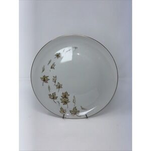 Norcrest Fine China Autumn Fantasy Japan (1) Dinner Plate  Gold Trim 10.25in